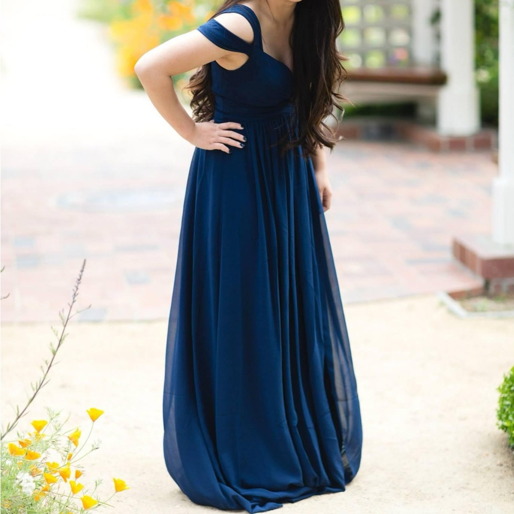 Bariano Navy Blue Dress - Worn Once
